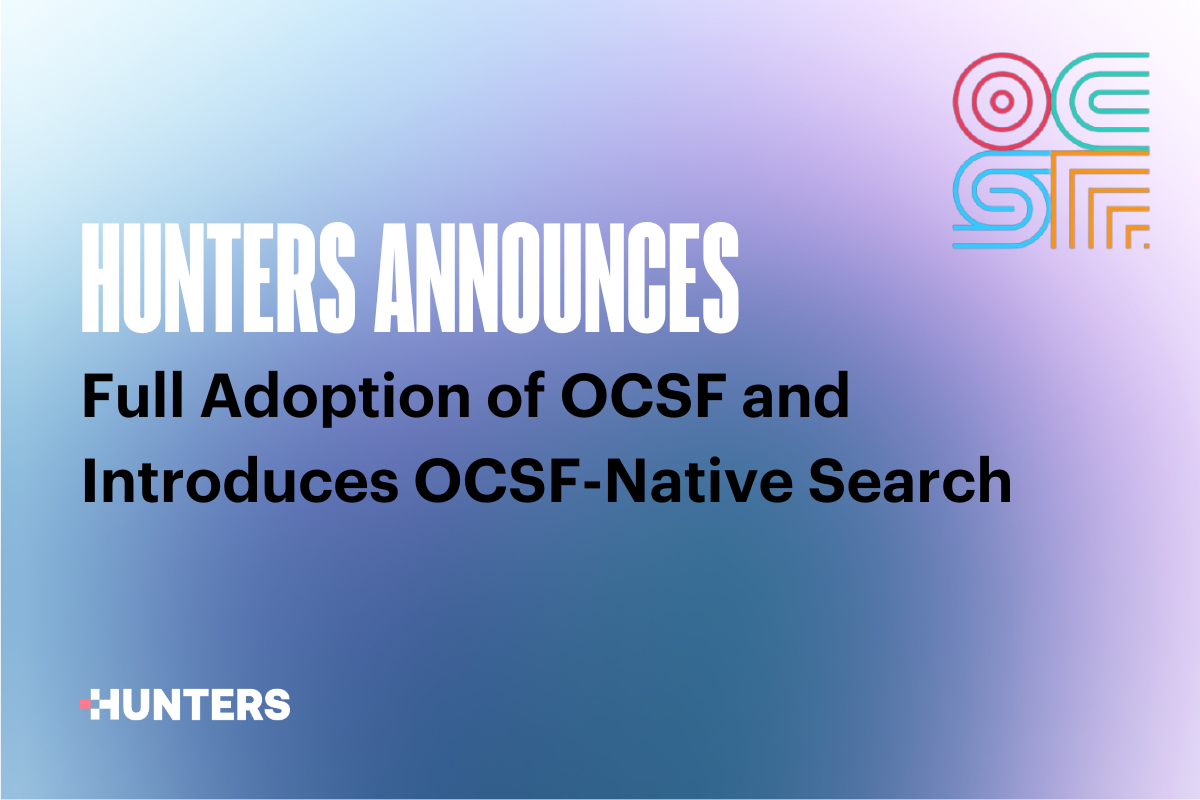 OCSF and OCSF-Native Search