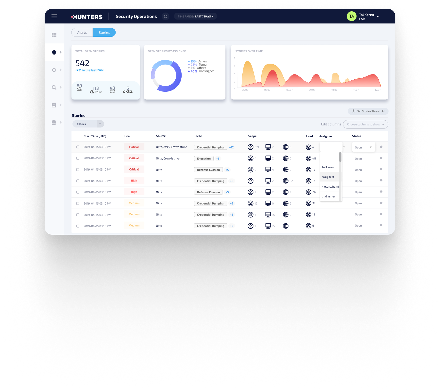 Stories Custom columns2