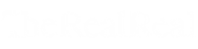 TheRealReal logo whiteout copy