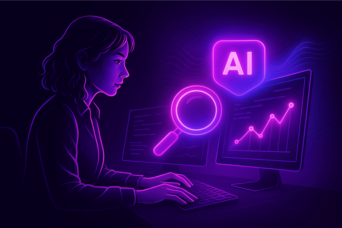 AI SOC analyst using agentic AI dashboard for proactive threat investigation